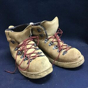 ダナーブーツ MADE IN USA ビンテージ　45500X VIBRAM 茶色 本革 26.5cm UK8 マウンテンライト アメリカ製 DANNER GORE TEX ゴアテックス