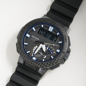 カシオ CASIO 腕時計 プロトレック マルチフィード PRW-73X-1JF 電波ソーラー メンズ 中古 極美品 [質イコー]