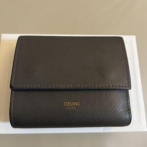 ★美品★celine スモール トリフォールドウォレット　三つ折り財布