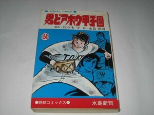 【初版】男どアホウ甲子園 24巻 水島新司/絵 佐々木守/原作 サンデーコミックス