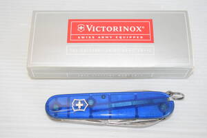 victorinox ヴィクトリノックス ナイフ TINKER SAPPHIRE TRAN 53112 箱付き アウトドア キャンプ用品