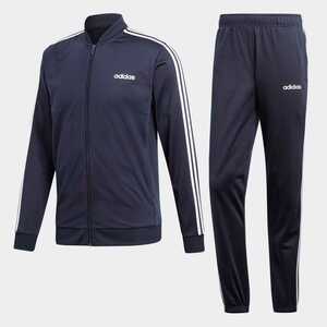 新品 adidas アディダス M 快適素材!! 3ストライプ ジャージ上下 ネイビー/ホワイト 紺/白 即決