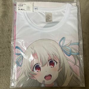 プリズマ☆イリヤ　フルグラフィックＴシャツ　Ｌサイズ　　イリヤ　クロエ　美遊　コラボカフェグッズ fgo Fate/kaleid liner