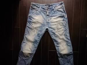 G-STAR RAW♪SKIFF 5620 3D TAPERED BRACES♪ジースター♪立体裁断♪特大♪希少♪W34 L36♪50742 4277 424