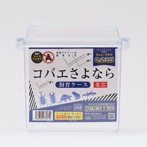 BIG HORN コバエさよなら飼育ケース(ミニ) 10個セット コバエさよなら クリアケース 教材に 保湿効果 観察しやすい 飼育用品 昆虫