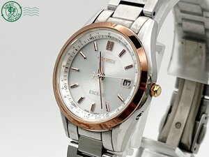 AL0604916　△ CITIZEN シチズン エクシード H060-T023568 腕時計 シルバー文字盤 電波ソーラー レディース 腕時計 ラウンド 現状品