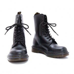 ドクターマーチンDr.Martens 1490 10ホールブーツ 黒UK5(24)