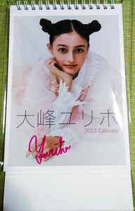 大峰ユリホ　直筆サイン入り　2023年　カレンダー　イベント限定　生写真付き　大人気　女優　モデル