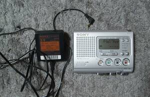 SONY IC/カセットレコーダー　TCM-IC100　ACアダプター付属