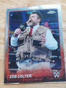 topps wweプロレスカード　ゼブ・コルター