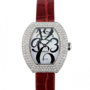 フランク・ミュラー FRANCK MULLER インフィニティ カーベックス ダイヤモンド 3530QZAD3-11615 ホワイト文字盤 新品 腕時計 レディース