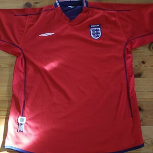 ★ 希少 2004年 UMBRO England Uniform アンブロ サッカー イングランド代表ユニフォーム リバーシブル仕様 Reversible XL ベッカム★