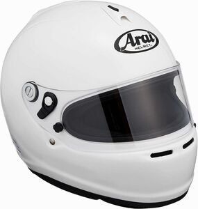 Arai（アライ）ヘルメット GP-6S 8859 ホワイト Mサイズ（57cm-58cm）SNELL SA/FIA8859 高性能スタンダード 4輪レース用