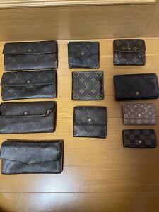 VUITTON LOUIS ルイヴィトン モノグラム 長財布 財布 ダミエ 折り財布 11点セット