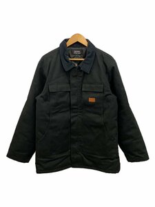 UNCROWD◆DUCK COAT/カバーオール/L/コットン/BLK/UC-412-021//