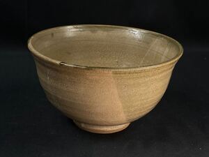 【福蔵】茶碗 在銘 小川 圭子 茶道具 抹茶碗 時代物 径14.5cm