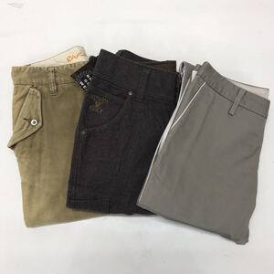 3着セット！【USED】PARADISO パラディーゾ ZOY ゾーイ etc ロング パンツ レディース M ゴルフウェア