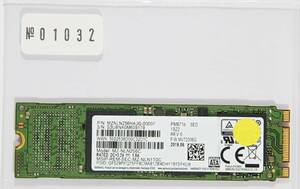 動作保証★SSD M.2 256GB 2280 SAMSUNG MZ-NLN256C★032