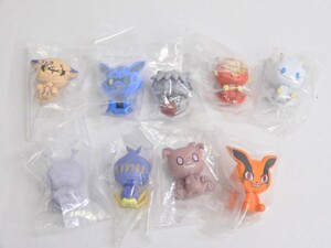 065Z962★【未使用品】一番くじ NARUTO-ナルト- 疾風伝 繋がる思い E賞 尾獣ちょこのっこ 全9種 フルコンプ セット