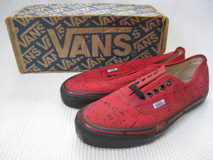 【難アリ】USA製 VANSバンズ オーセンティック 26.5