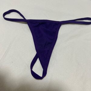 新品未使用 パープル 紫Tバック 下着 セクシー 