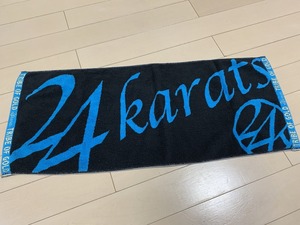 24karats タオル ブラック×ブルー EXILE 3代目JSB GENERATIONS