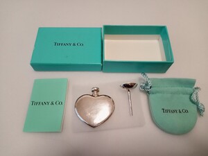 TIFFANY&CO.(ティファニー) アトマイザー パフュームボトル ハート SV925 スターリングシルバー 香水瓶　中古　長期保管品