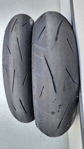 ダンロップ α13sp 110 150前後セット JP250 MC51 R25 25R α-13SP CBR250RR 