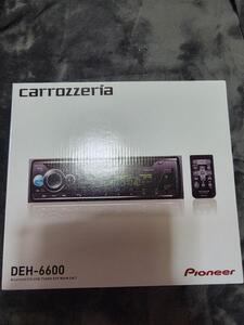 新品 正規品 カロッツェリア/パイオニア カーオーディオ 1DIN 【DEH-6600】 自動車 Bluetooth