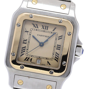 カルティエ CARTIER W20011C4 サントスガルベLM コンビ クォーツ メンズ _845496