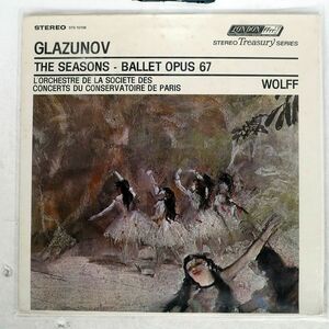 WOLFF/GLAZUNOV: THE SEASONS - BALLET (OPUS 67)/LONDON STS15108 LP