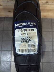 【未使用品！19年14週製造】METZELER KAROO STREET 110/80R19 59V TL