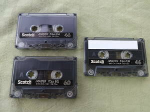 カセットテープ クロムテープ SCOTCH MASTER 70μs EQ　録音済中古品 ジャンク扱い　スコッチ マスター 70μsEQ
