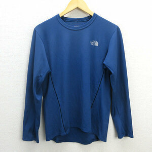 G■ノースフェイス/THE NORTH FACE クーリングロングスリーブ/NT11278【M】青/men