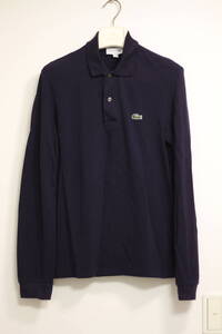 【良品】LACOSTE L1312 フレンチ ネイビー ロングスリーブ ポロシャツ 2(テニス ラコステ フランス フレンチアイビー Auberge Anatomica)