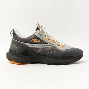 FILA フィラ 1RM01672D-006 NEURON 5 NUCLEUS ニューロン3インパルス ランニングシューズ グレー オレンジ EU41 26ｃｍ相当 メンズ 靴