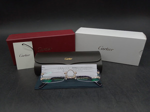 ▽ 【267】 カルティエ メガネ CT0152S-001 / Cartier アイウェア Eyewear 眼鏡 スクエア フレーム 伊達 伊達メガネ シンプル