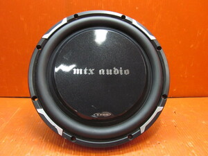 【S】MTX AUDIO 25cm(10インチ) 2ΩSVC サブウーファー MTX-TT6510-02 簡易卓上音出し確認済み 中古品