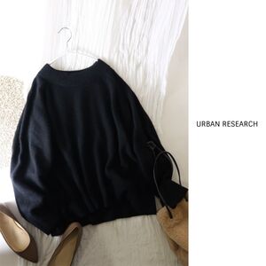 1.4万☆アーバンリサーチ URBAN RESEARCH☆FLUFFYモックネックニット フリーサイズ☆M-S 5889