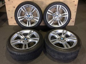 中古 BMW Mスポーツ 純正ホイール 18インチ 8J/8.5J +34/+47 PCD120 5H タイヤ付き4本セット 3シリーズ 等