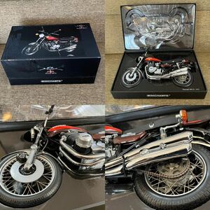 難あり激レア巨大精密1/6 火の玉Kawasaki Z1 900 キャンディーブラウン1972カワサキ 絶版 MINICHAMPS ミニチャンプス ダイキャストバイク