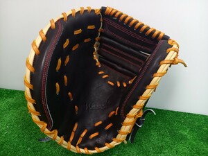 未使用DP品 ウイルソン/Wilson 左投ソフトボール用キャッチャーミット ワナビーヒーロー/The Wannabe Hero WBW100729 捕手用3S型 ブラック 