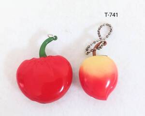 おもしろライター　ライター　トマト　モモ　野菜　果物　《中古》くだもの　tomato cherry