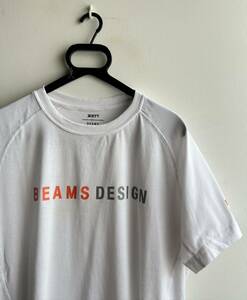 【美品】ZETT×BEAMS コラボTシャツ メンズ XL相当 白 ロゴ ゼット×ビームス