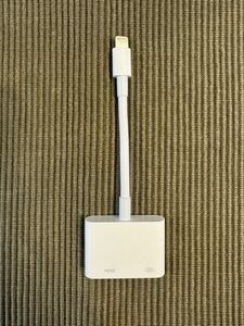Apple アップル 純正　ライトニング Lightning - Digital AVアダプタ HDMI A1438 【おまけ付き】