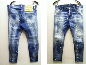 ◇即決[50]DSQUARED2 22SS SKATER JEAN S74LB1060 スケーター ジーン スリム デニム パンツ■5961