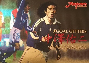 日本代表　中澤佑ニ　インサート GOAL GETTERS JAPAN national team 2000 81 / 横浜F・マリノス 東京ヴェルディ1969 ヴェルディ川崎