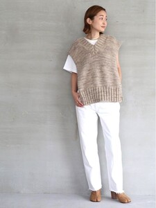 新品同様★ドゥーズィエム CITIZENS OF HUMANITY　パンツ　DAPHNE CROP SAIL　28サイズ　ホワイト★DEUXIEME /L