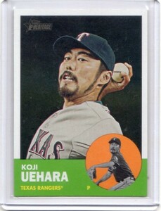 ●上原浩治　カード　Vol.106　2012TOPPS HERITAGE #370　テキサス・レンジャーズ