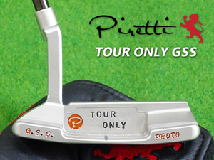 【新品】PGAツアー支給品 PIRETTI ピレッティ TESORA GSS 350G SOUND SLOT パター 35.5インチ TOUR ONLY プロトタイプ 本物保証